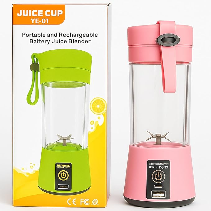 Mini Juicer – Portable USB Rechargeable Personal Blender