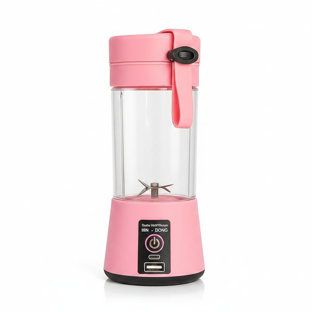 Portable Mini Juicer Blender - dimensions 22cm, 380ml capacity